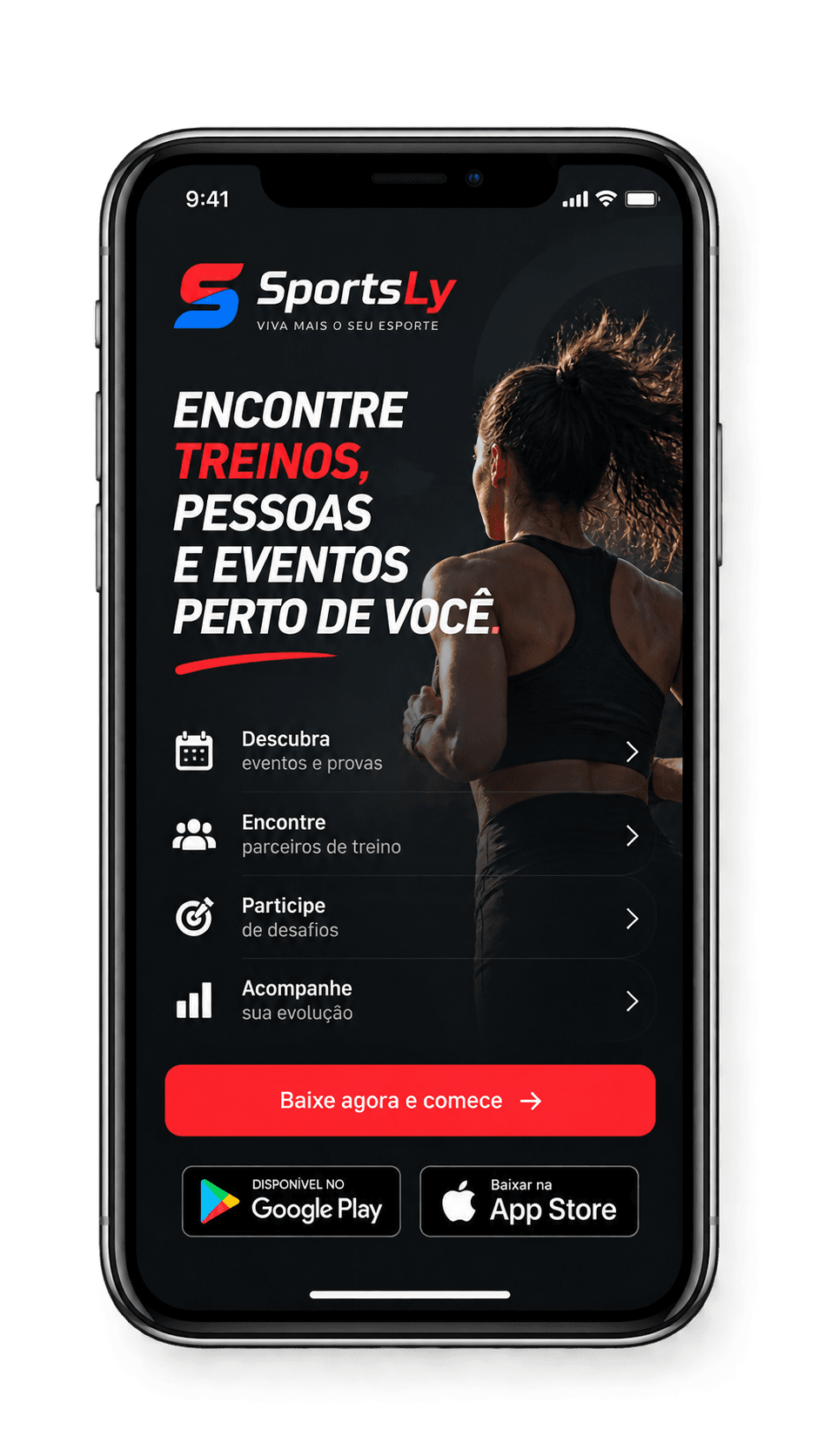 Ainda não tem o app SportsLy? Baixe agora e faça parte da maior comunidade esportiva do Brasil.